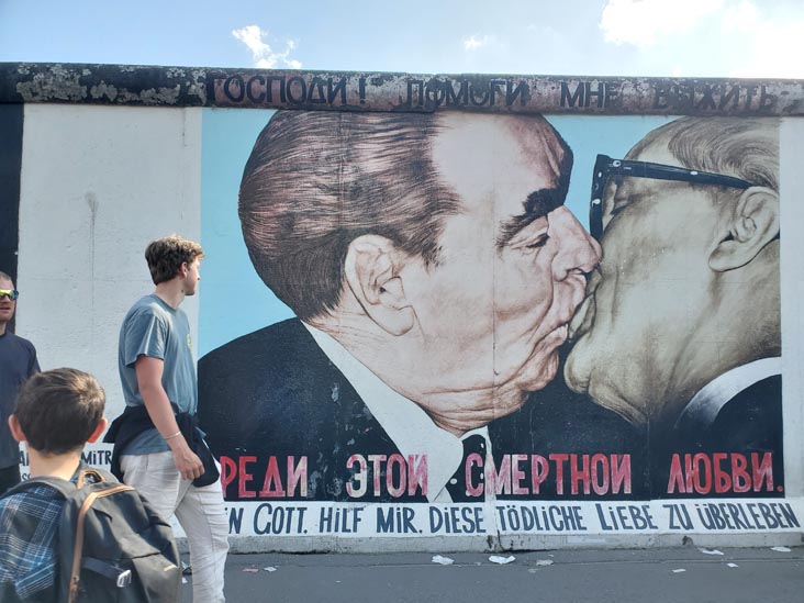 My God, Help Me to Survive This Deadly Love by Dmitri Vrubel, East Side Gallery, Berlin, Germany, July 30, 2025