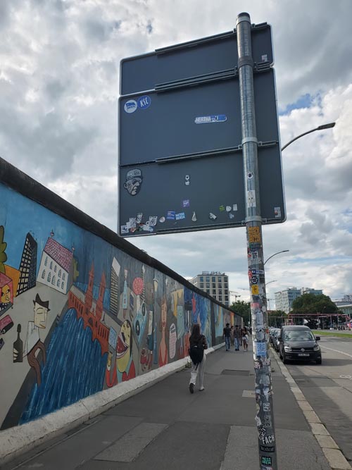 East Side Gallery, Berlin, Germany, July 30, 2025