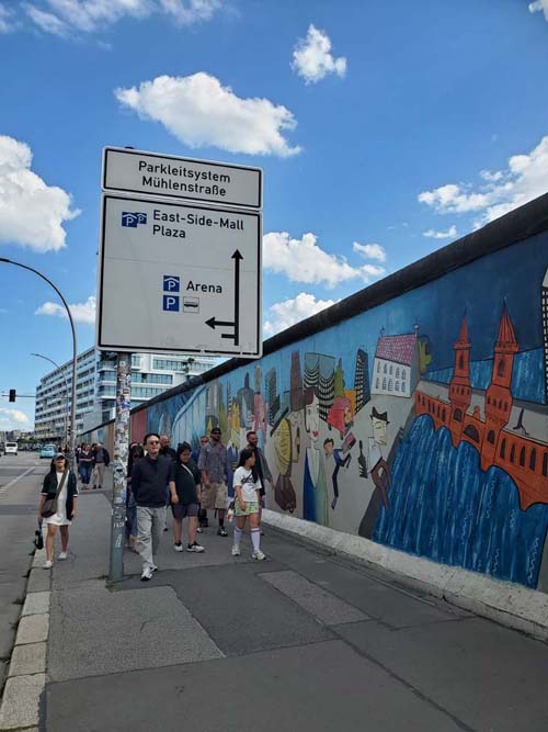 East Side Gallery, Berlin, Germany, July 30, 2025