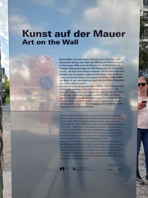 East Side Gallery, Berlin, Germany, July 30, 2025