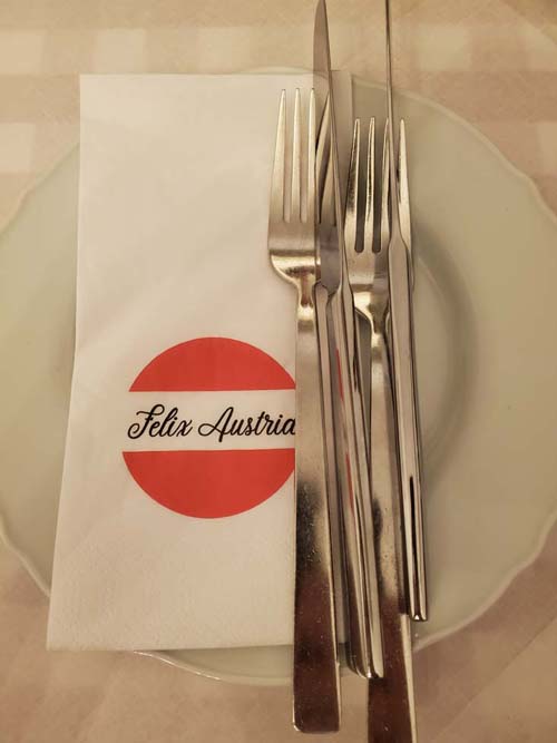 Place Setting, Felix Austria, Berlin, Germany, July 31, 2025