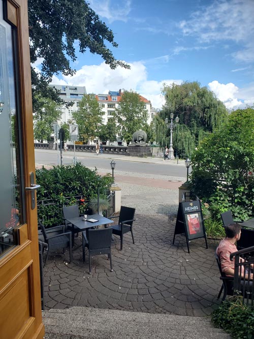 View Toward Spree From Konditorei Buchwald, Bartningallee 29, Berlin, Germany, July 29, 2025