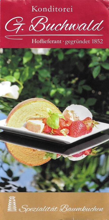 Konditorei Buchwald Brochure