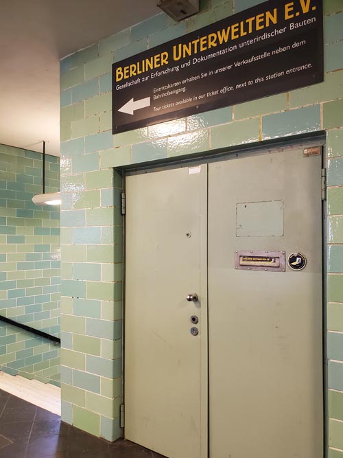 Berliner Unterwelten Entrance, Berlin Gesundbrunnen Station, Berlin, Germany, July 31, 2025