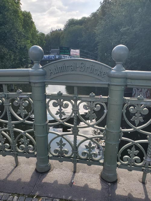 Admiralbrücke, Landwehr Canal/Landwehrkanal, Berlin, Germany, August 1, 2025