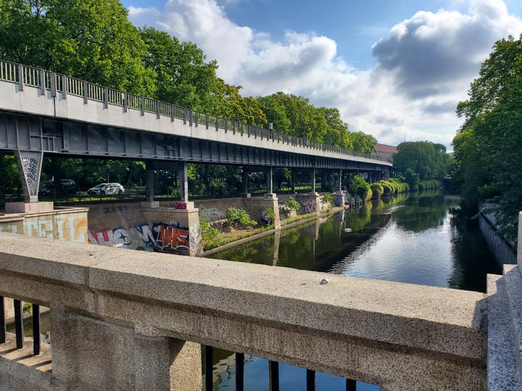 Landwehr Canal/Landwehrkanal From Hallesche-Tor-Brücke, Berlin, Germany, August 1, 2025