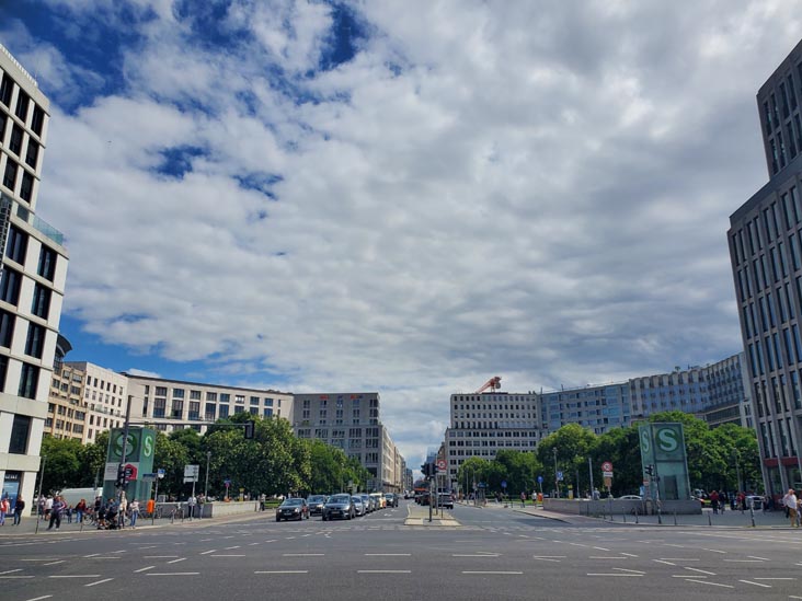 Looking Down Leipziger Straße From Potsdamer Platz, Berlin, Germany, July 29, 2025