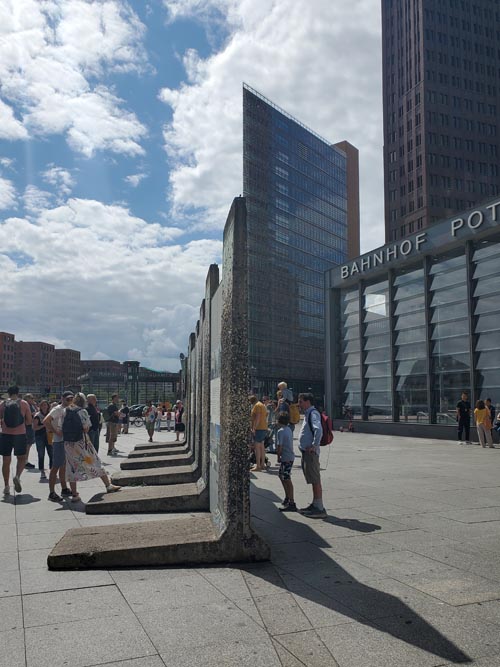 Berlin Wall Remnant, Potsdamer Platz, Berlin, Germany, July 29, 2025