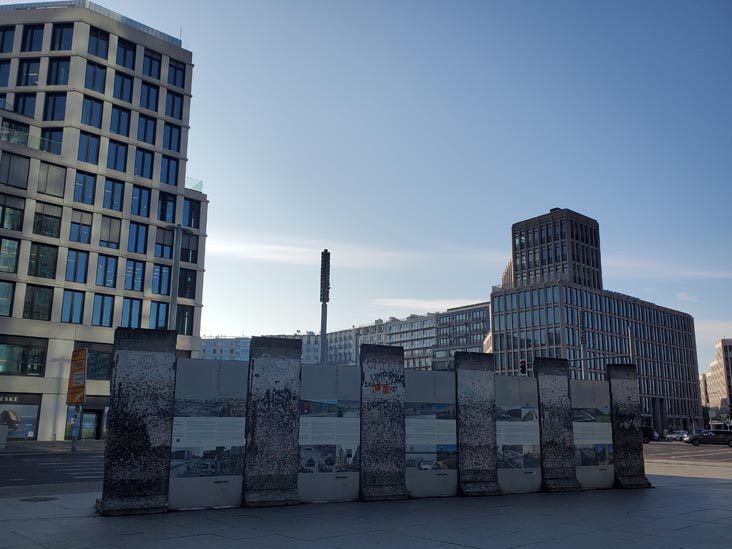Berlin Wall Remnant, Potsdamer Platz, Berlin, Germany, July 30, 2025