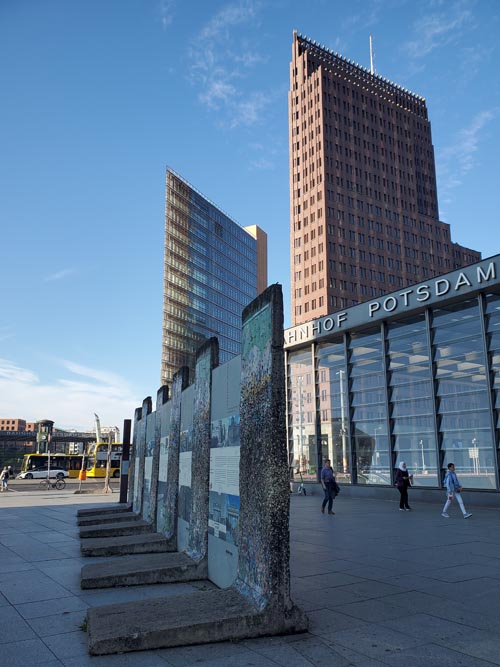 Berlin Wall Remnant, Potsdamer Platz, Berlin, Germany, July 30, 2025