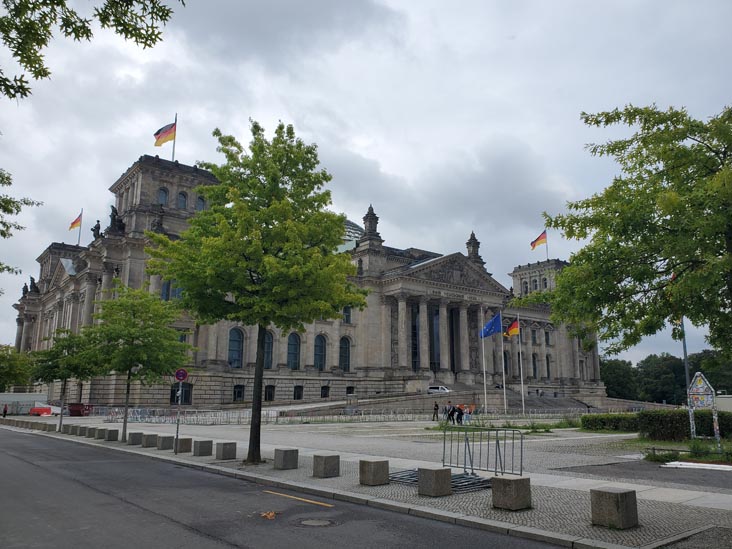Reichstag From Friedrich-Ebert-Platz, Berlin, Germany, July 31, 2025