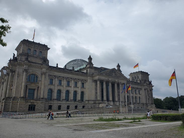 Reichstag From Friedrich-Ebert-Platz, Berlin, Germany, July 31, 2025