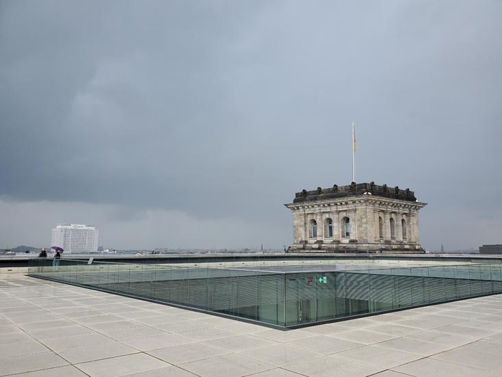 Roof Terrace, Reichstag, Berlin, Germany, July 31, 2025