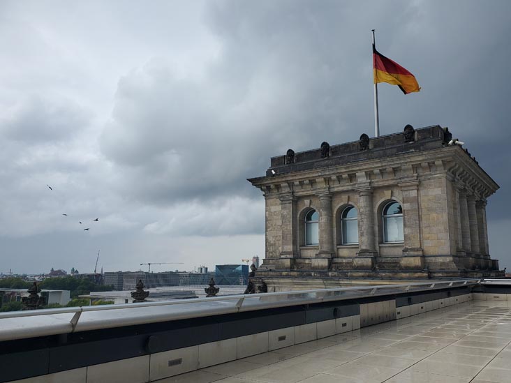 Roof Terrace, Reichstag, Berlin, Germany, July 31, 2025