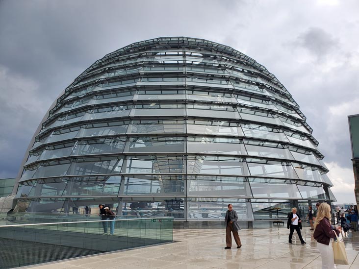 Dome, Roof Terrace, Reichstag, Berlin, Germany, July 31, 2025