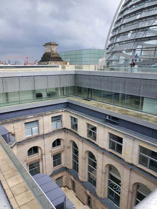 Roof Terrace, Reichstag, Berlin, Germany, July 31, 2025