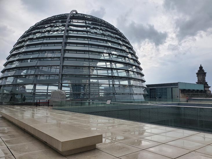 Dome, Roof Terrace, Reichstag, Berlin, Germany, July 31, 2025