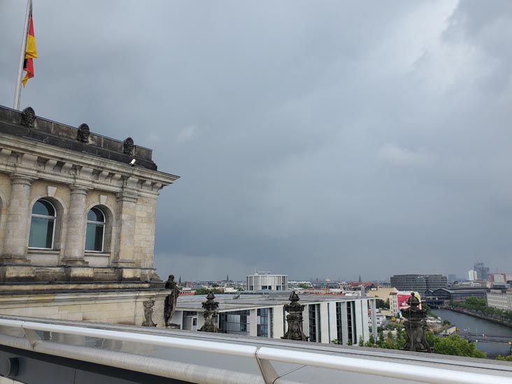 Roof Terrace, Reichstag, Berlin, Germany, July 31, 2025