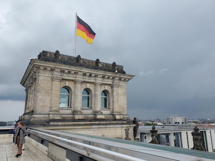 Roof Terrace, Reichstag, Berlin, Germany, July 31, 2025