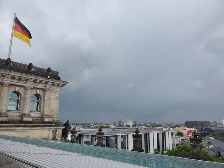 Roof Terrace, Reichstag, Berlin, Germany, July 31, 2025