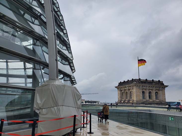 Roof Terrace, Reichstag, Berlin, Germany, July 31, 2025