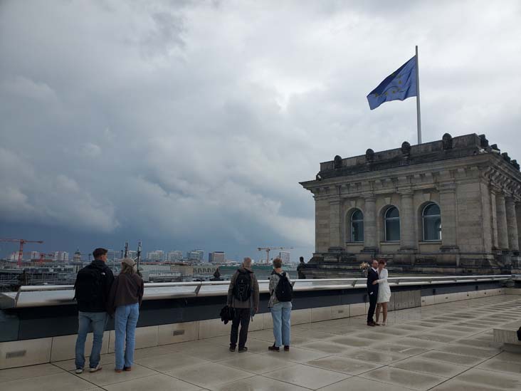 Roof Terrace, Reichstag, Berlin, Germany, July 31, 2025