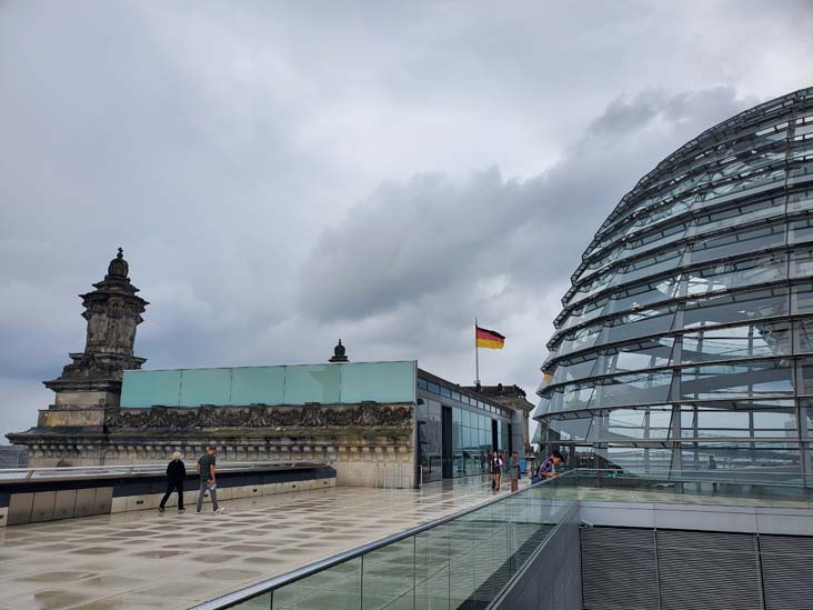 Roof Terrace, Reichstag, Berlin, Germany, July 31, 2025