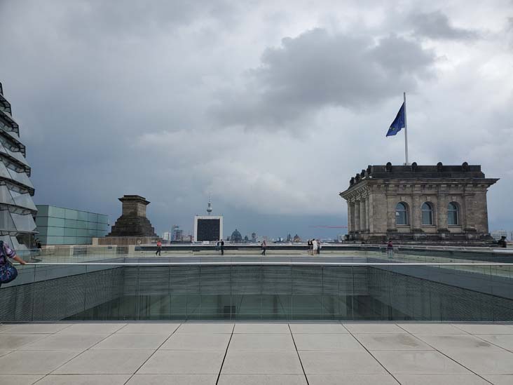 Roof Terrace, Reichstag, Berlin, Germany, July 31, 2025