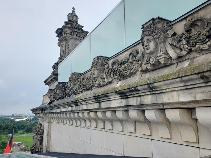 Roof Terrace, Reichstag, Berlin, Germany, July 31, 2025