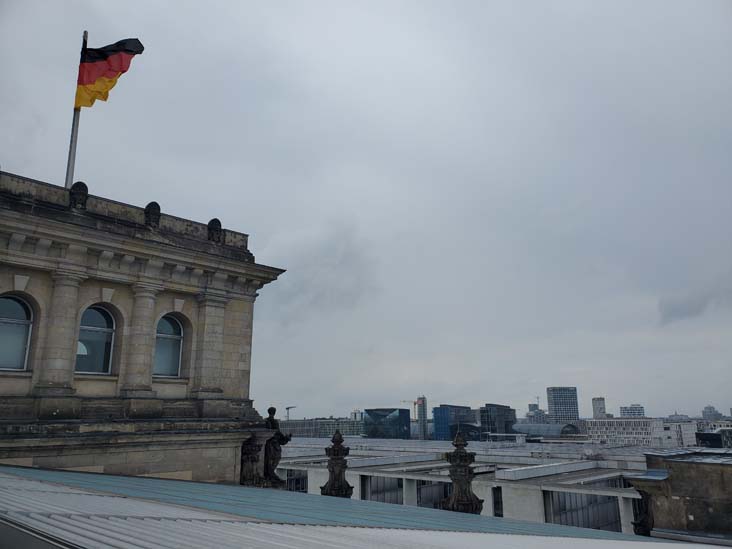 Roof Terrace, Reichstag, Berlin, Germany, July 31, 2025
