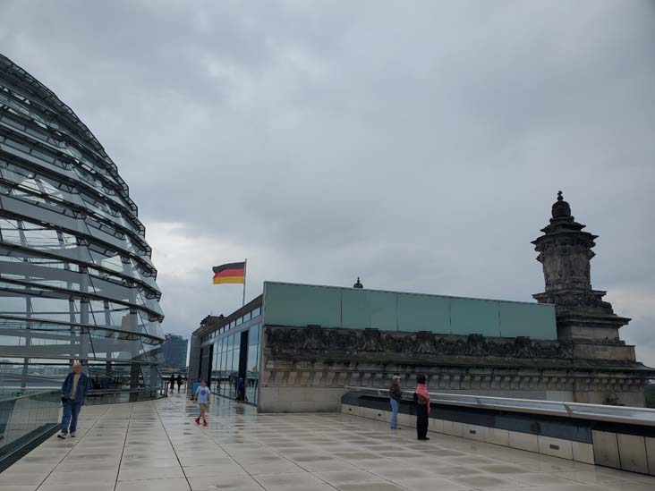 Roof Terrace, Reichstag, Berlin, Germany, July 31, 2025