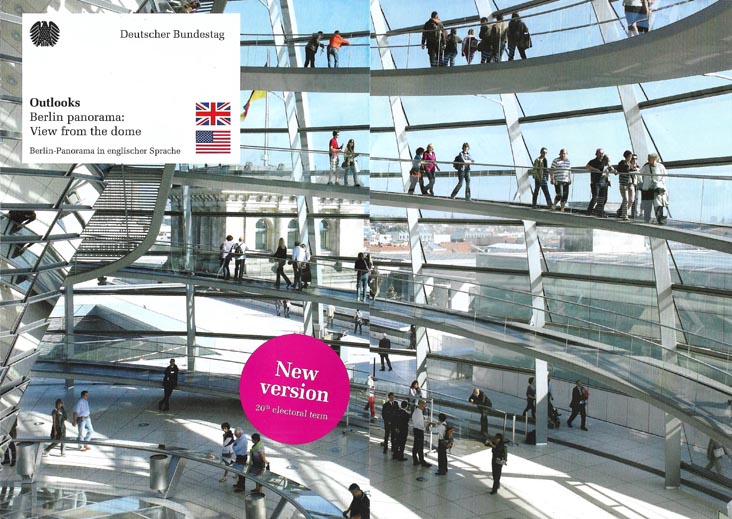 Reichstag View From The Dome Brochure