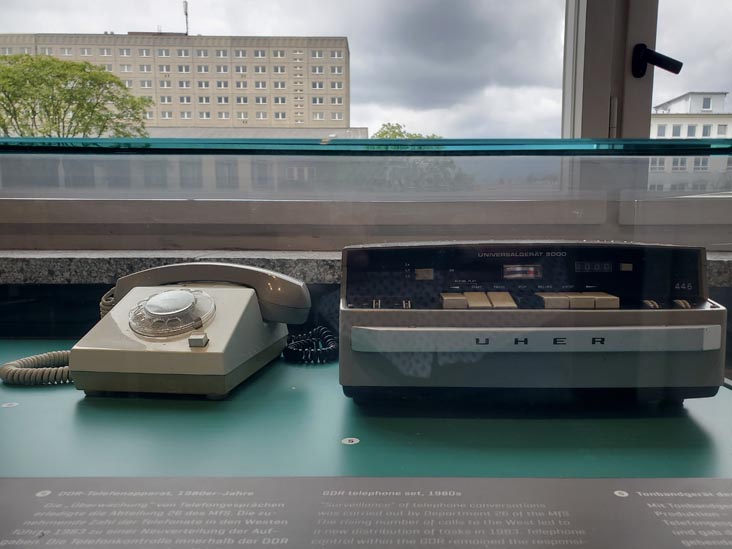 GDR Telephone Set, Stasimuseum, Berlin, Germany, August 1, 2025