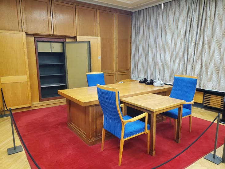 Erich Mielke's Office, Stasimuseum, Berlin, Germany, August 1, 2025
