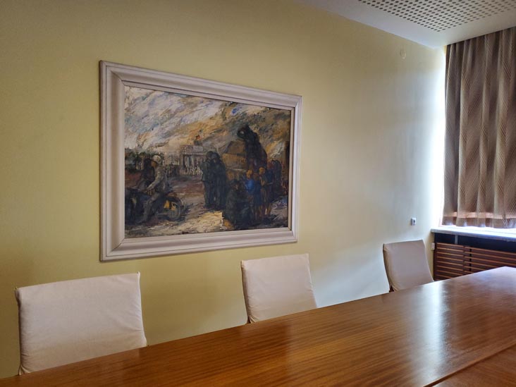 East German Art, Meeting Room, Erich Mielke's Office, Stasimuseum, Berlin, Germany, August 1, 2025