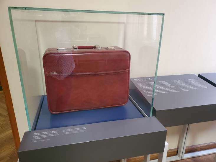 The Red Suitcase, Erich Mielke's Office, Stasimuseum, Berlin, Germany, August 1, 2025