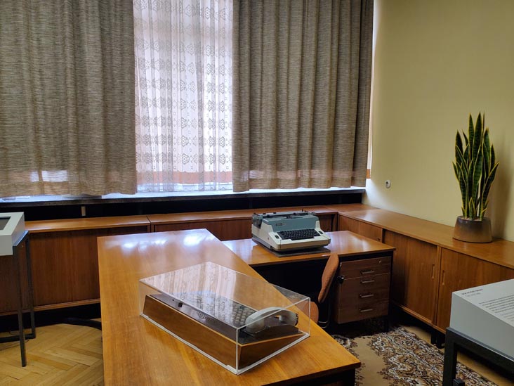 Reception Area, Erich Mielke's Office, Stasimuseum, Berlin, Germany, August 1, 2025