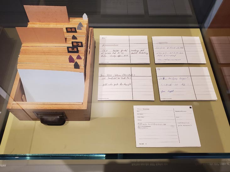 File Cards, Stasimuseum, Berlin, Germany, August 1, 2025
