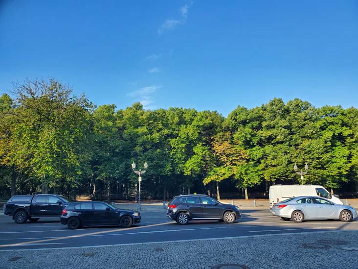 Tiergarten From Platz des 18. März, Berlin, Germany, July 30, 2025
