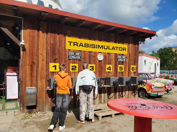 TrabiSimulator, TrabiWorld Berlin, Zimmerstraße 100, Berlin, Germany, July 30, 2025
