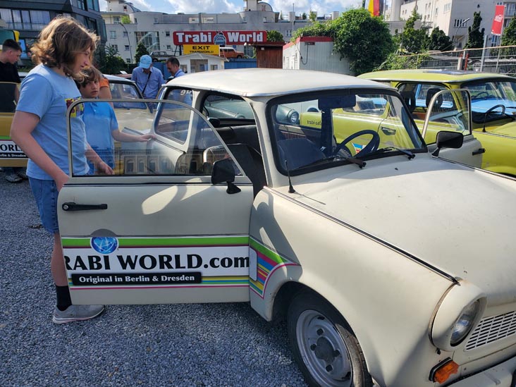 Trabant Car, TrabiWorld Berlin, Zimmerstraße 100, Berlin, Germany, July 30, 2025