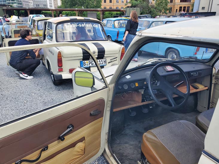 Trabant Cars, TrabiWorld Berlin, Zimmerstraße 100, Berlin, Germany, July 30, 2025