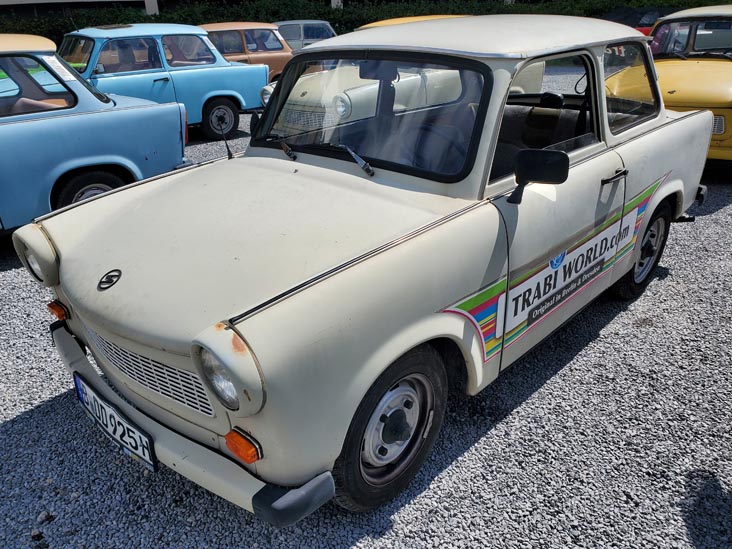 Trabant Car, TrabiWorld Berlin, Zimmerstraße 100, Berlin, Germany, July 30, 2025
