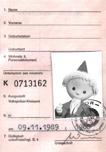 DDR Trabi World Drivers License