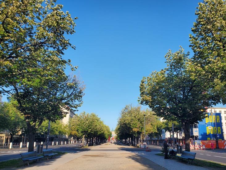 Unter den Linden Looking Toward Brandenburg Gate, Berlin, Germany, July 30, 2025