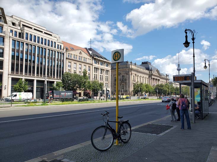 Unter den Linden at Friedrichstraße, Berlin, Germany, July 30, 2025