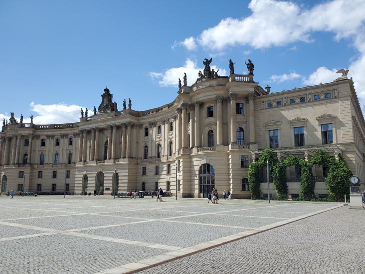 Bebelplatz, University Library of Humboldt Law Library From Unter den Linden, Berlin, Germany, July 30, 2025