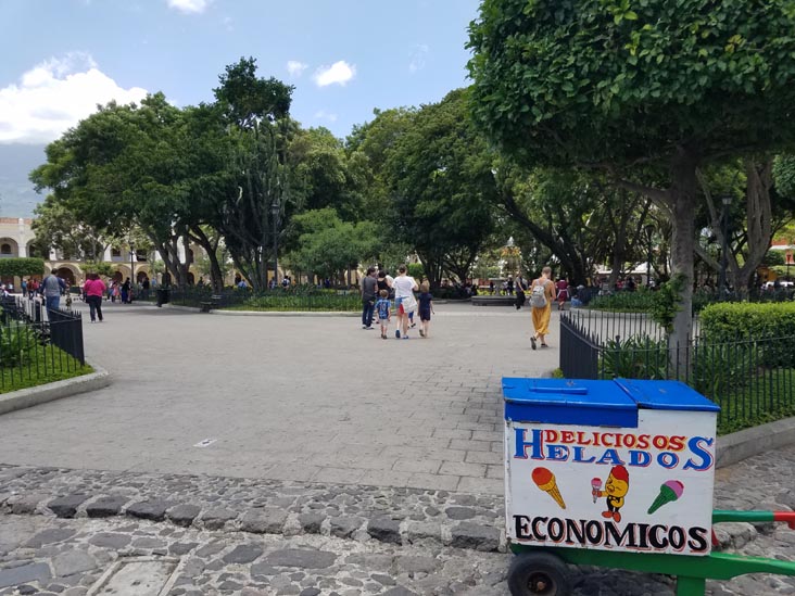 Parque Central/Plaza Mayor, Antigua, Guatemala, July 30, 2019