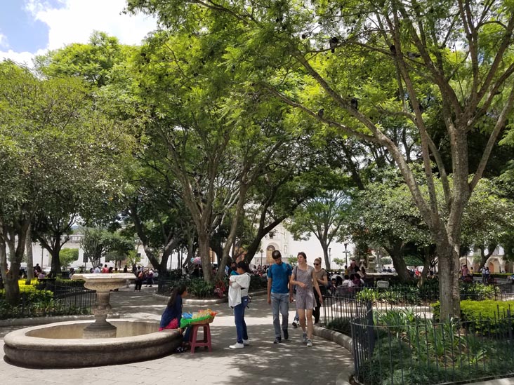 Parque Central/Plaza Mayor, Antigua, Guatemala, July 30, 2019