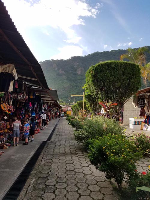 Market, Calle Santander, Panajachel, Guatemala, July 27, 2019
